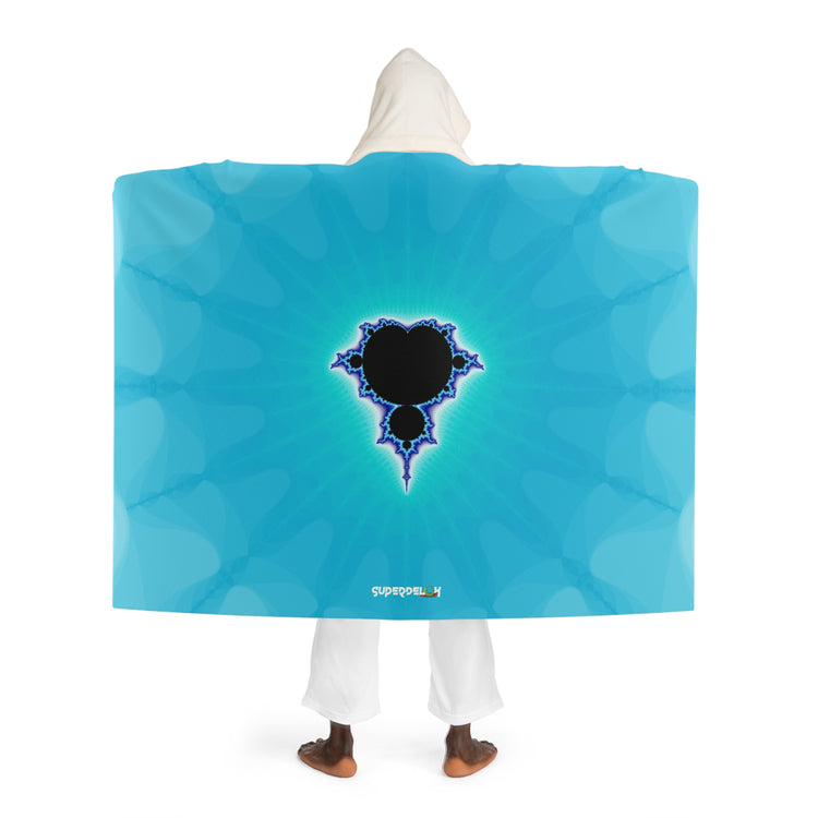 Droplets Hooded Blanket