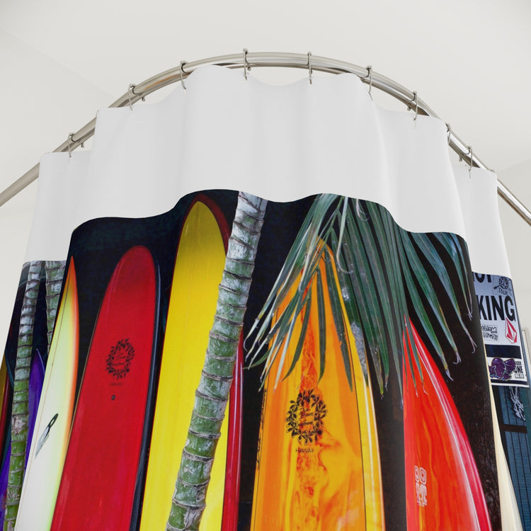 Surfwax Shower Curtain
