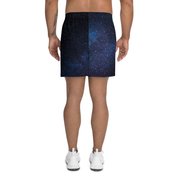 Shooting Star Men's Athletic Long Shorts