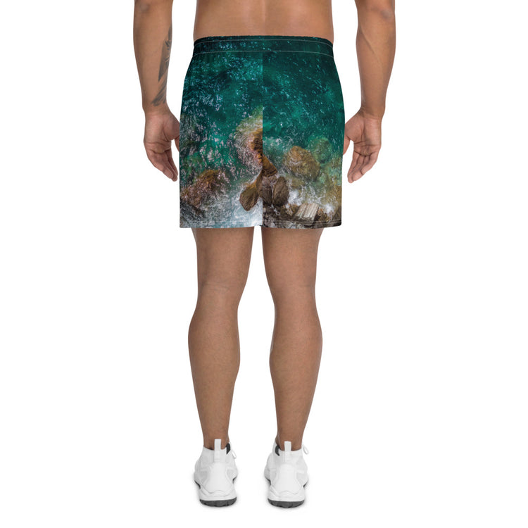 Ametrine Men's Athletic Long Shorts
