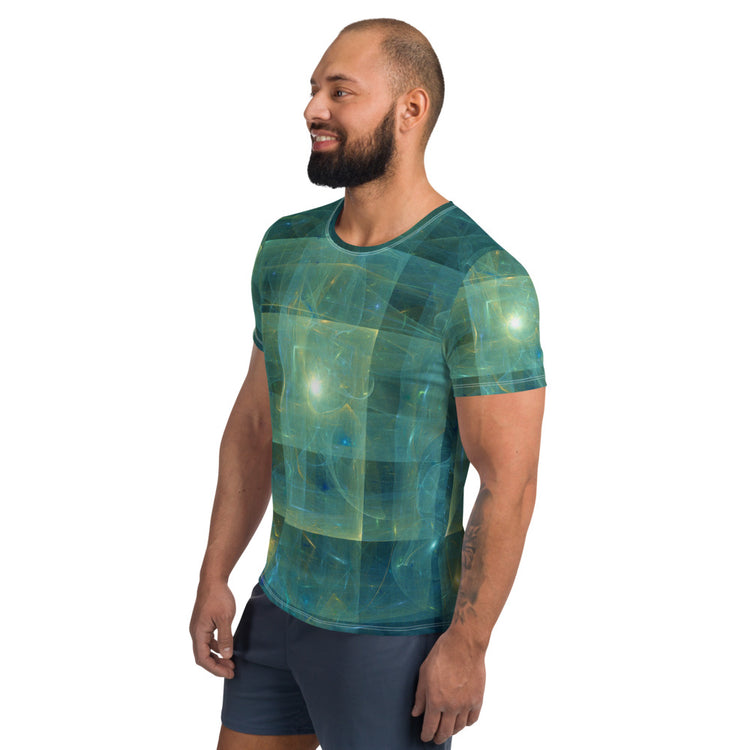Flying Saucer Men's Athletic T-Shirt