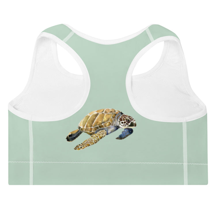 Breath Of Air Padded Sports Bra - Aquagreen