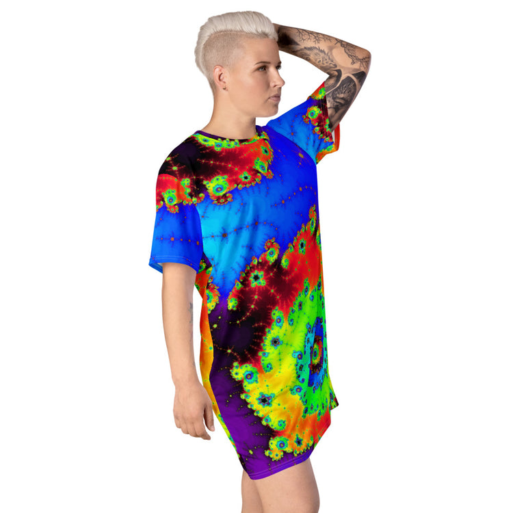 Back To Reality Oversized T-Shirt Dress