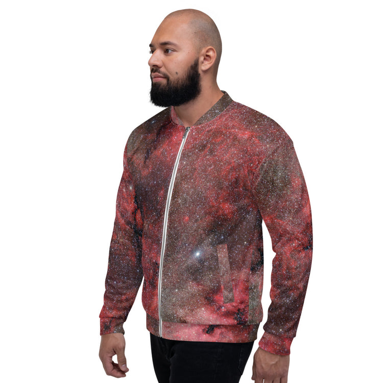 Pink Explosion Unisex Bomber Jacket