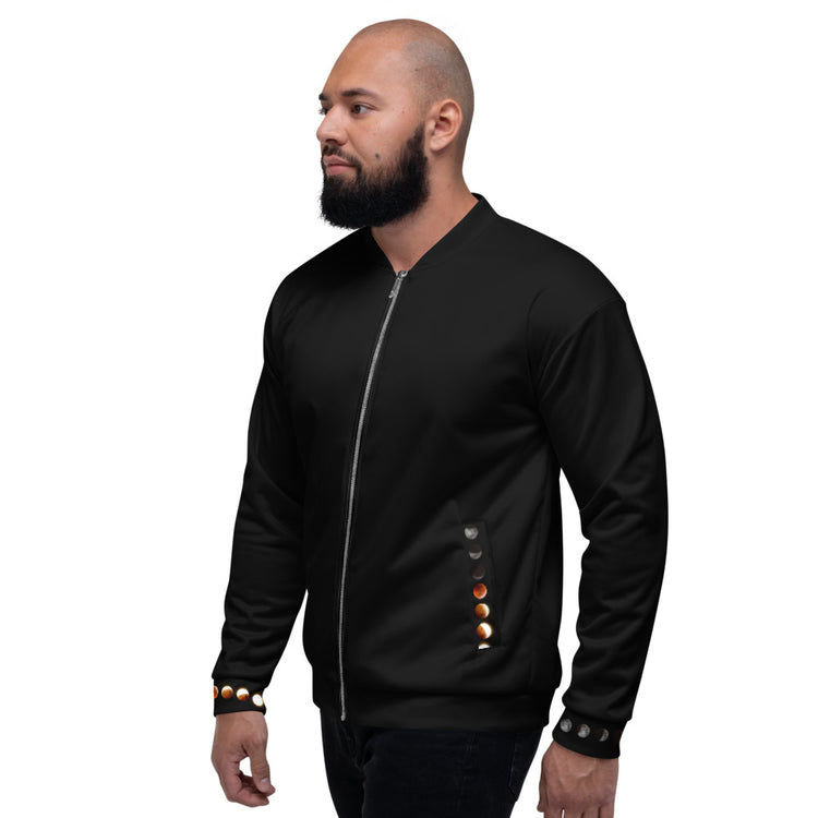 Moon At Night Unisex Bomber Jacket