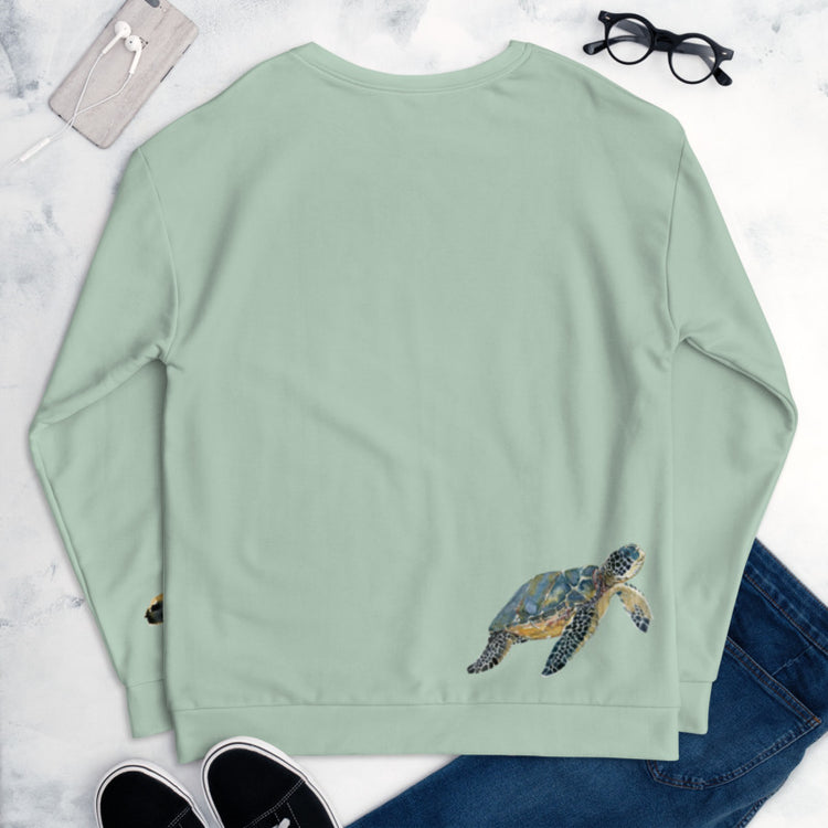 Breath Of Air Unisex Sweatshirt - Aquagreen