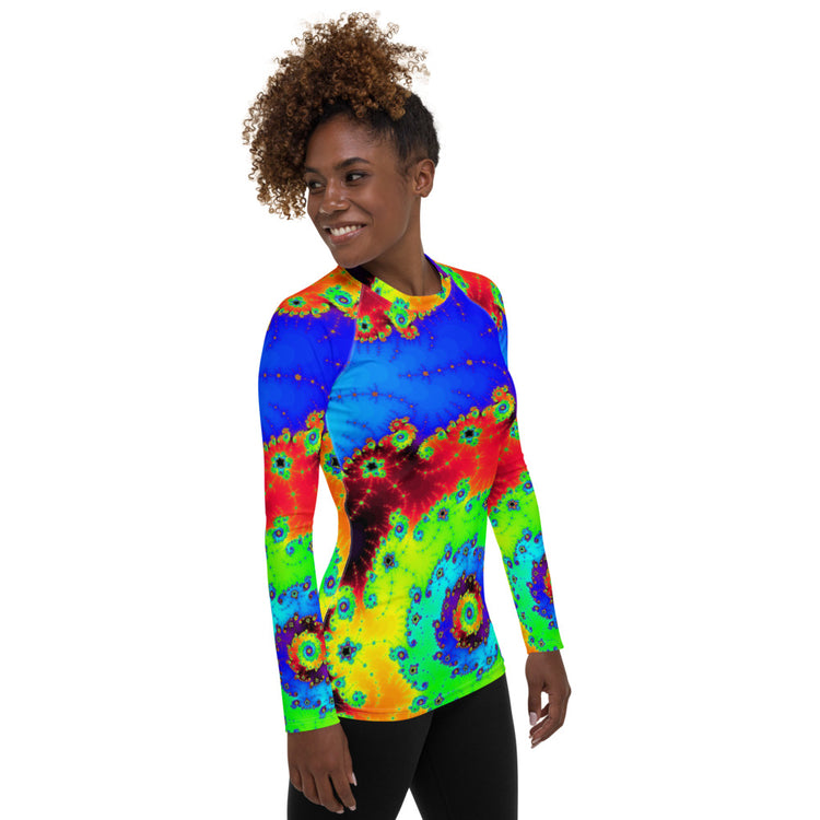 Back To Reality Women's Rash Guard