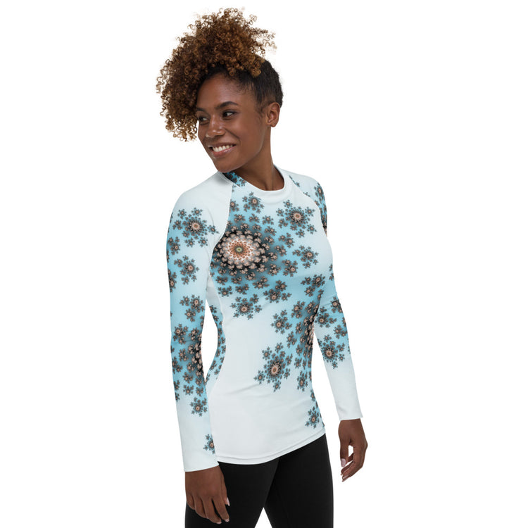 Higher State Of Happiness Women's Rash Guard