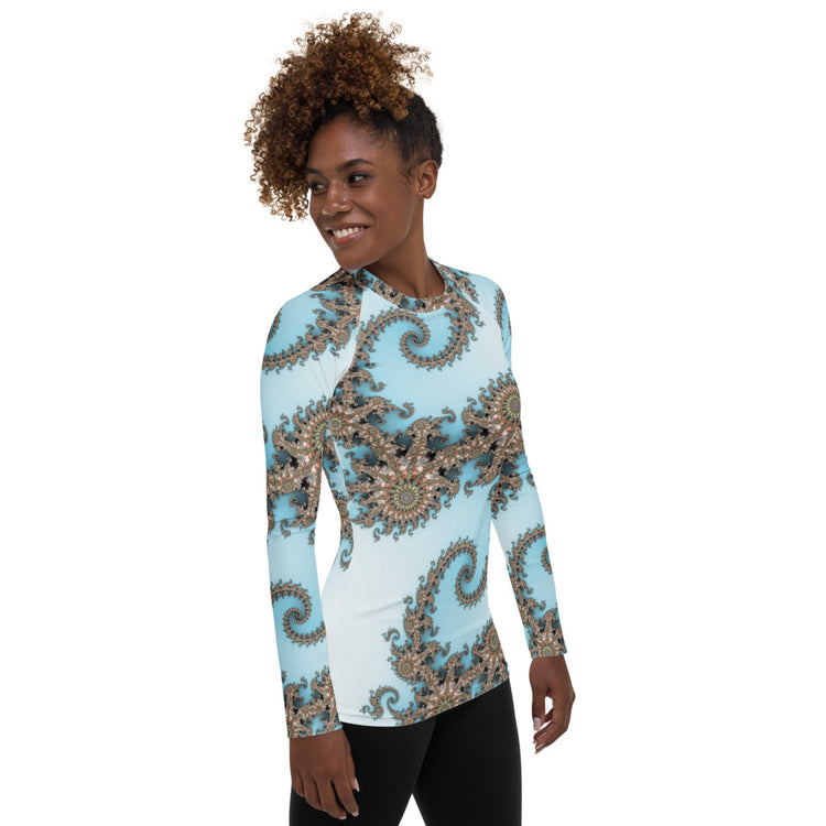 Higher State Of Consciousness Women's Rash Guard