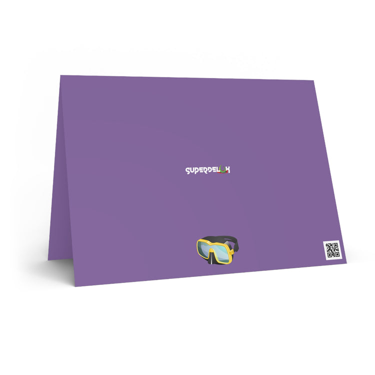 Snorkel Greeting Card — "Happy Birthday"