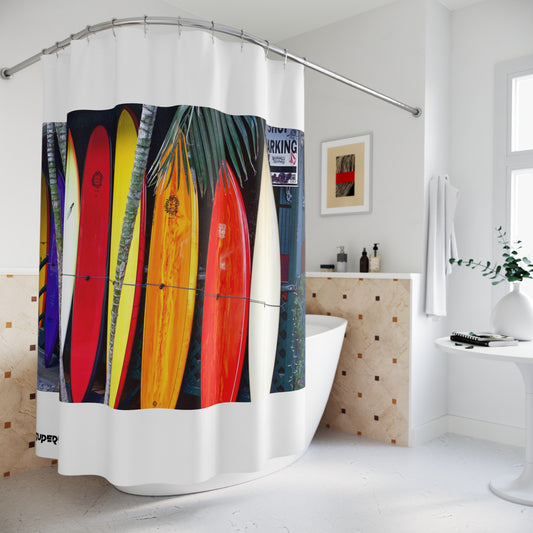 Surfwax Shower Curtain