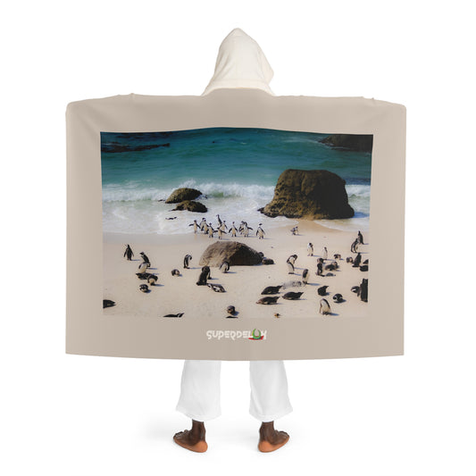 Penguin Love Hooded Blanket