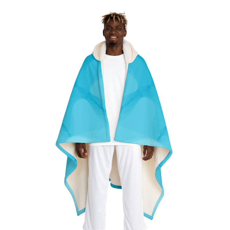 Droplets Hooded Blanket