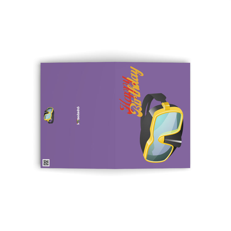 Snorkel Greeting Card — "Happy Birthday"