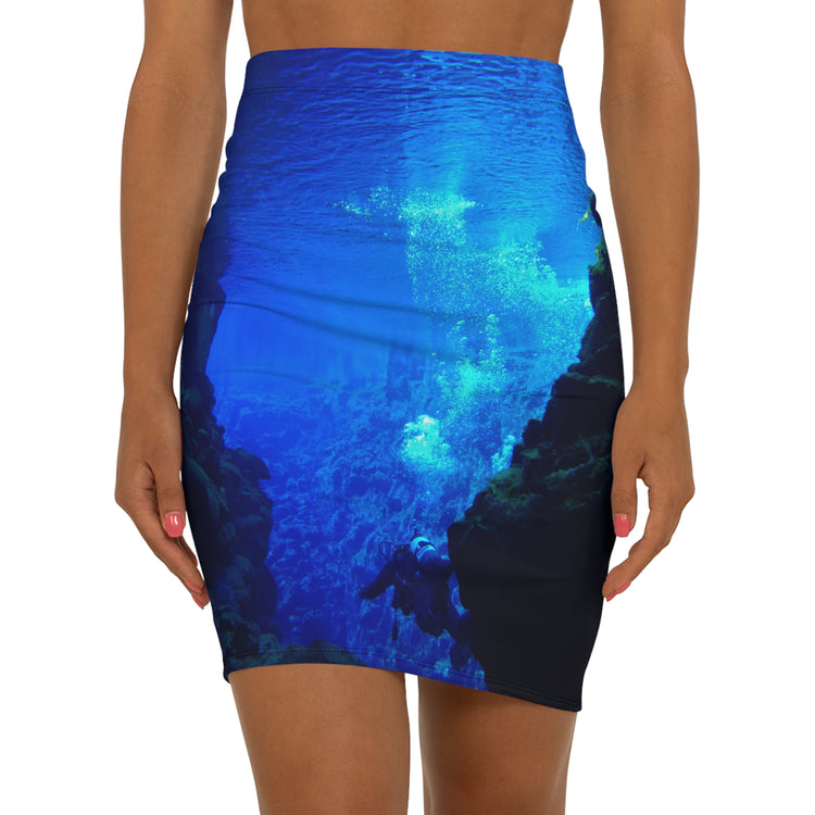 Deep Sea Diver Daydream Skirt