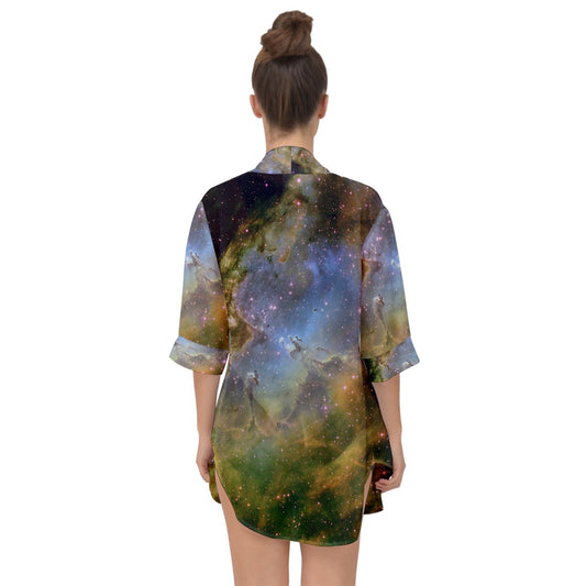 Majestic Open Front Chiffon Kimono