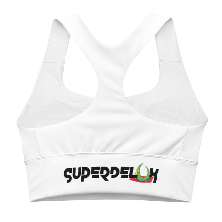 Essentials Longline Sports Bra - White