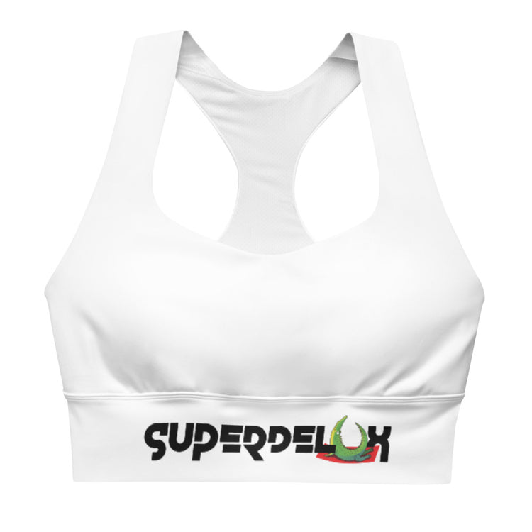Essentials Longline Sports Bra - White