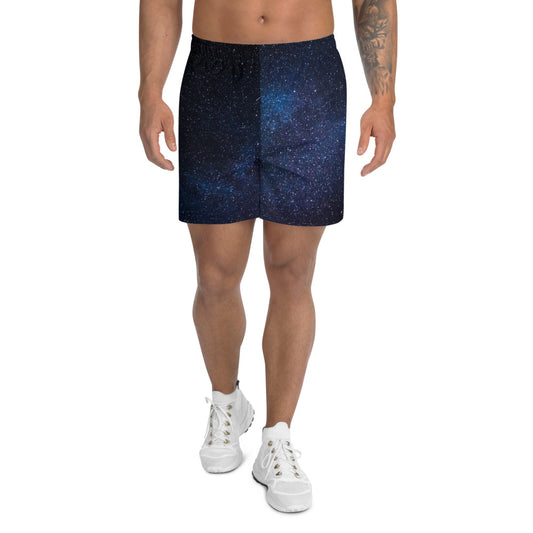 Shooting Star Men's Athletic Long Shorts