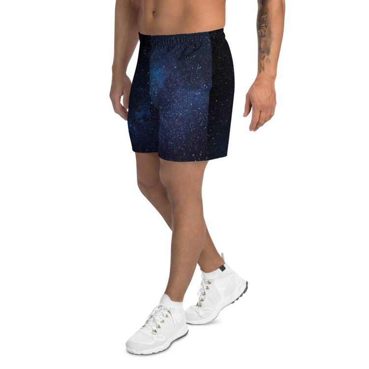 Shooting Star Men's Athletic Long Shorts