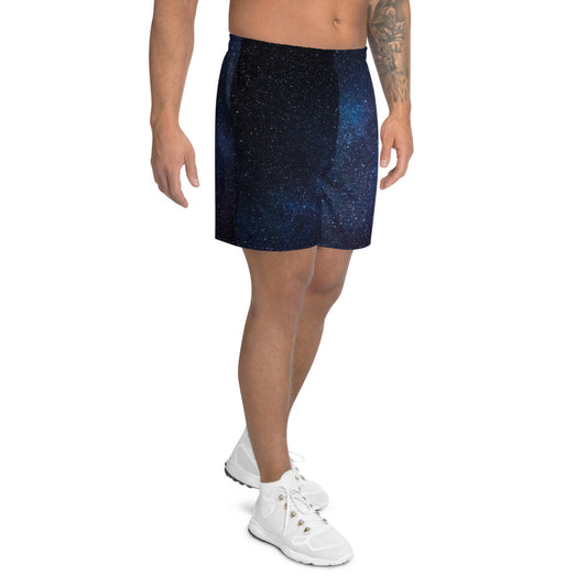 Shooting Star Men's Athletic Long Shorts