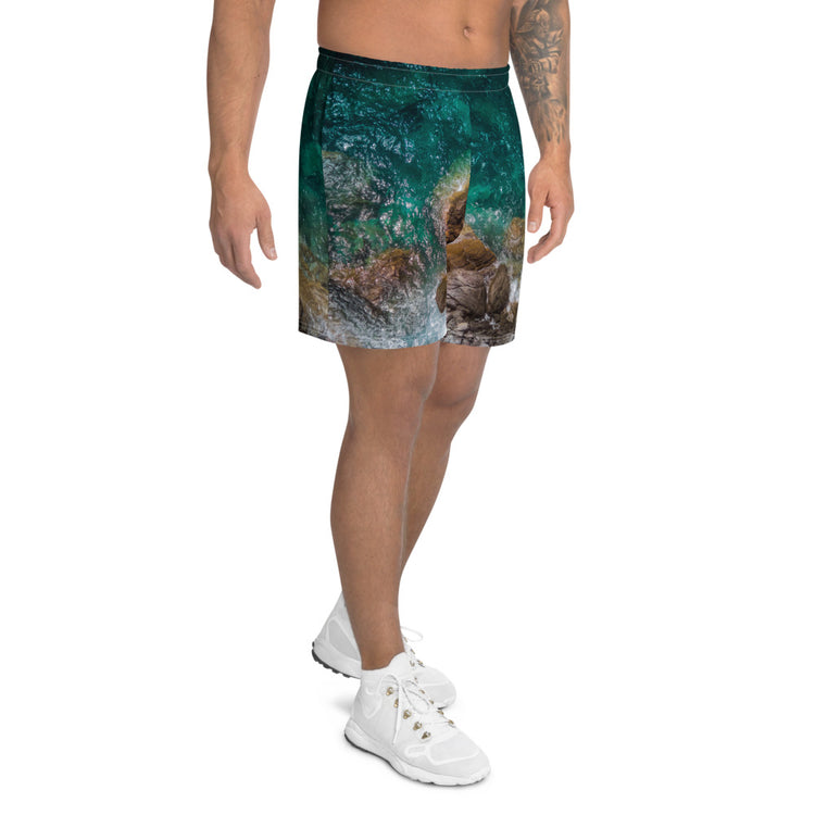 Ametrine Men's Athletic Long Shorts