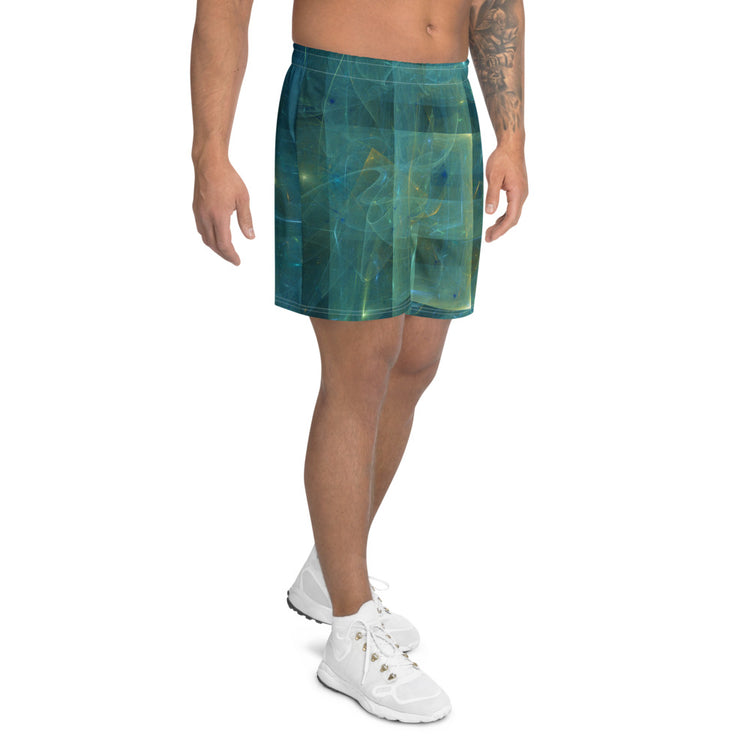 Flying Saucer Men's Athletic Long Shorts