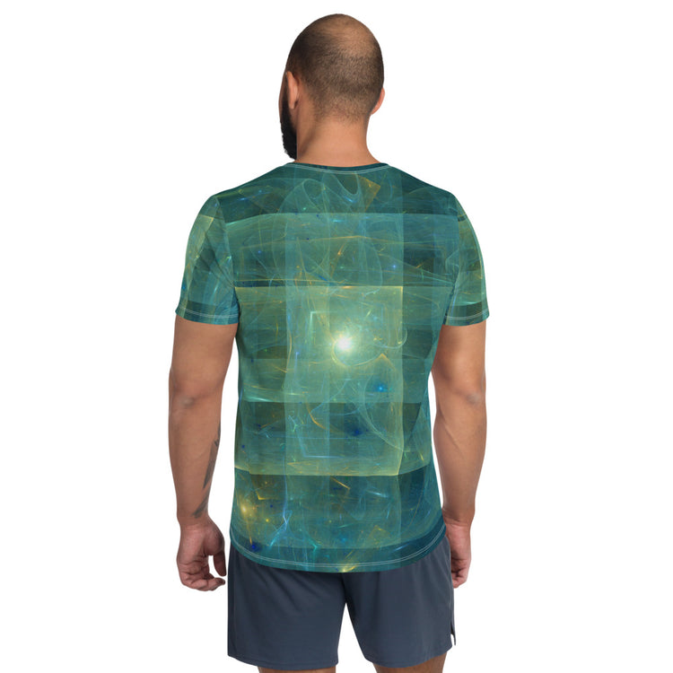 Flying Saucer Men's Athletic T-Shirt