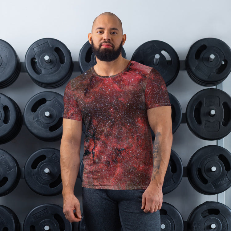 Pink Explosion Men's Athletic T-Shirt
