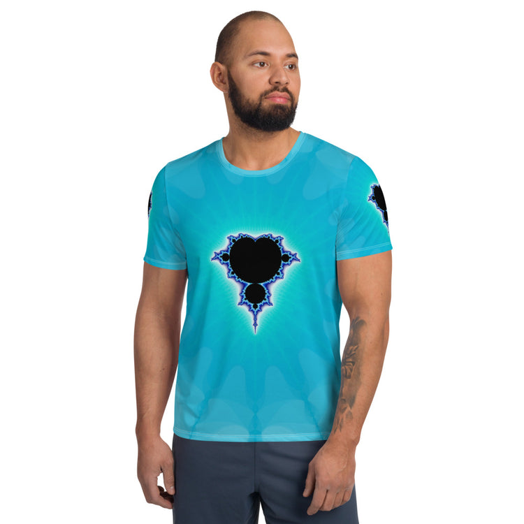 Droplets Men's Athletic T-Shirt