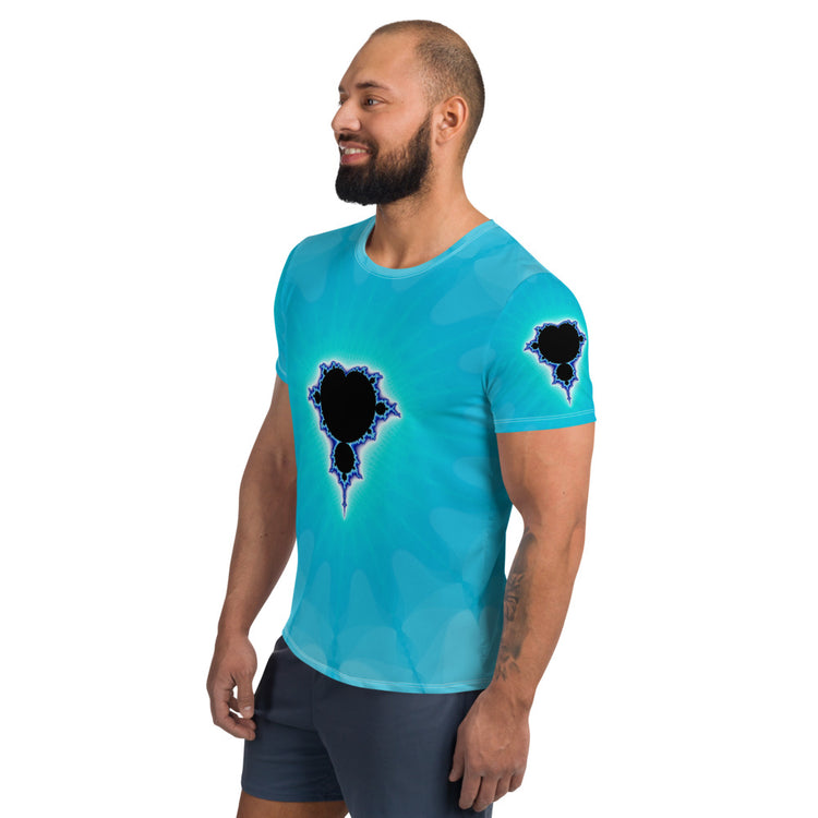 Droplets Men's Athletic T-Shirt
