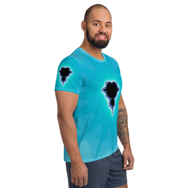 Droplets Men's Athletic T-Shirt
