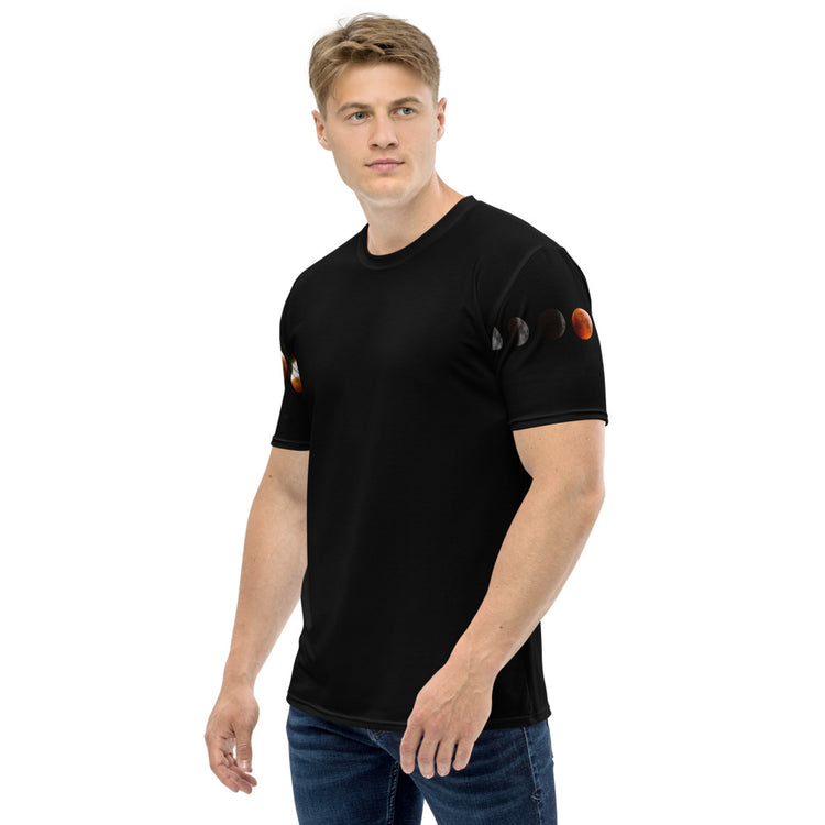 Moon At Night Men's Crew Neck T-Shirt