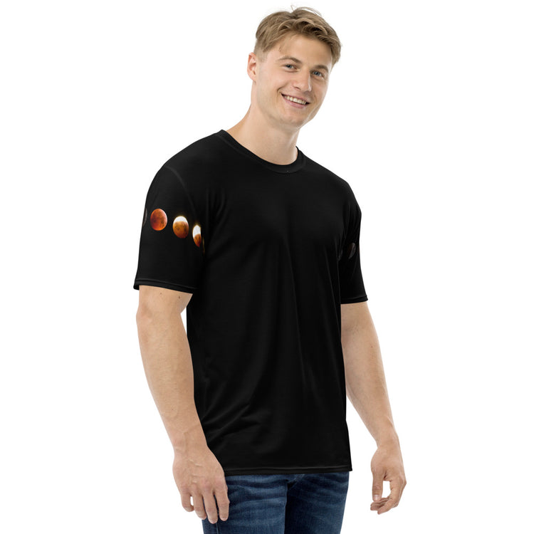 Moon At Night Men's Crew Neck T-Shirt