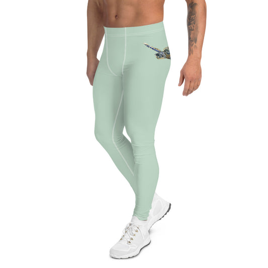 Breath Of Air Men's Leggings - Aquagreen