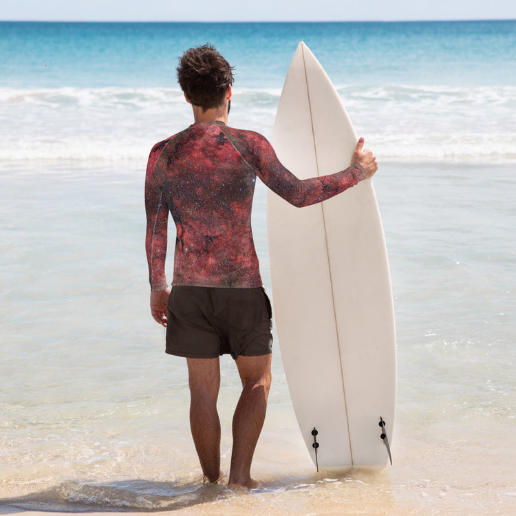 Pink Explosion Men's Rash Guard
