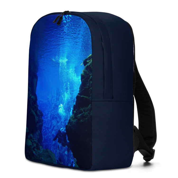 Deep Sea Diver Minimalist Backpack - Deep Blue