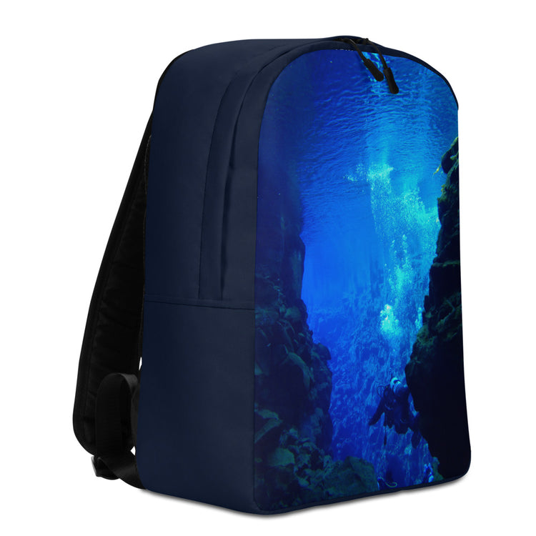 Deep Sea Diver Minimalist Backpack - Deep Blue