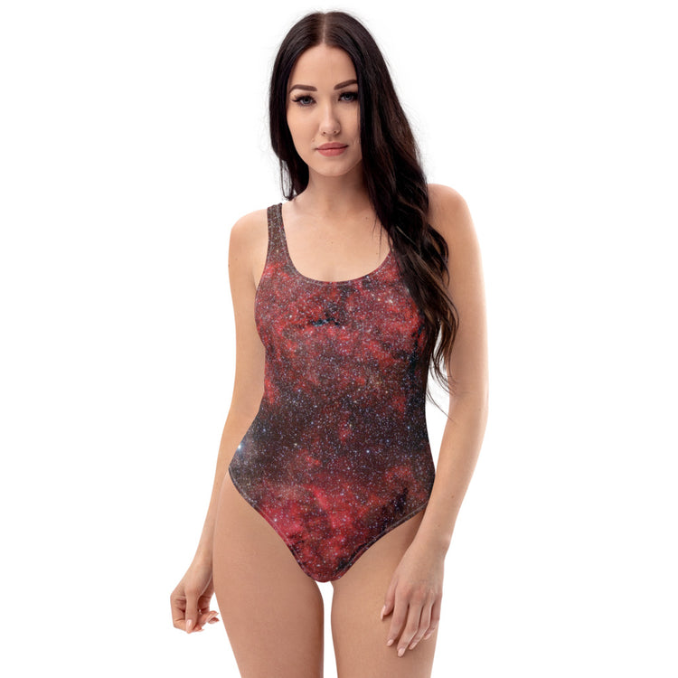 Pink Explosion Low Back Swimsuit