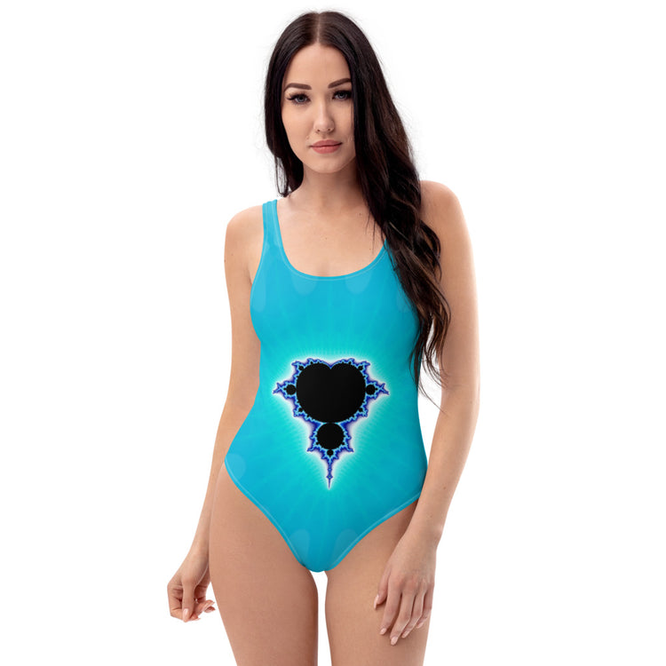Droplets Low Back Swimsuit