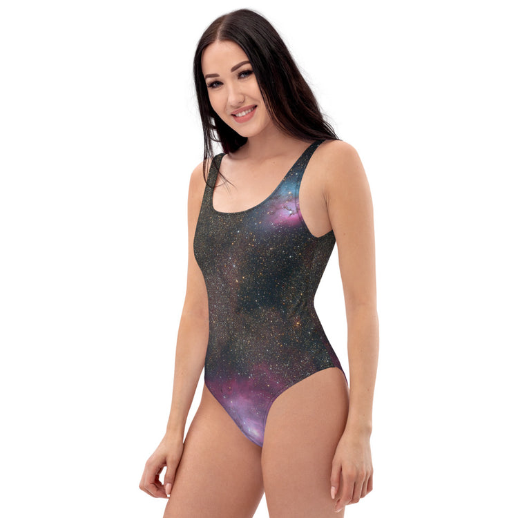 Intergalactic Low Back Swimsuit