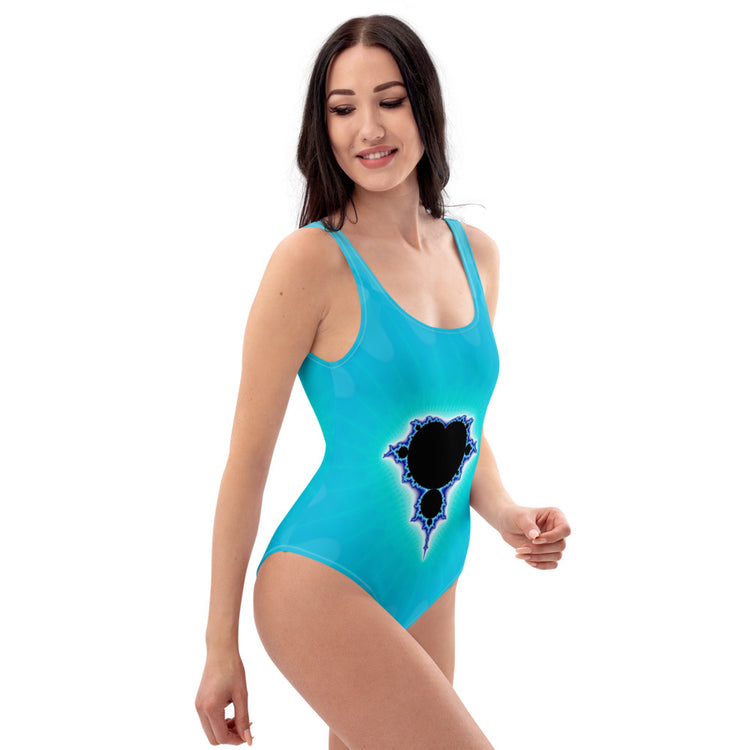 Droplets Low Back Swimsuit