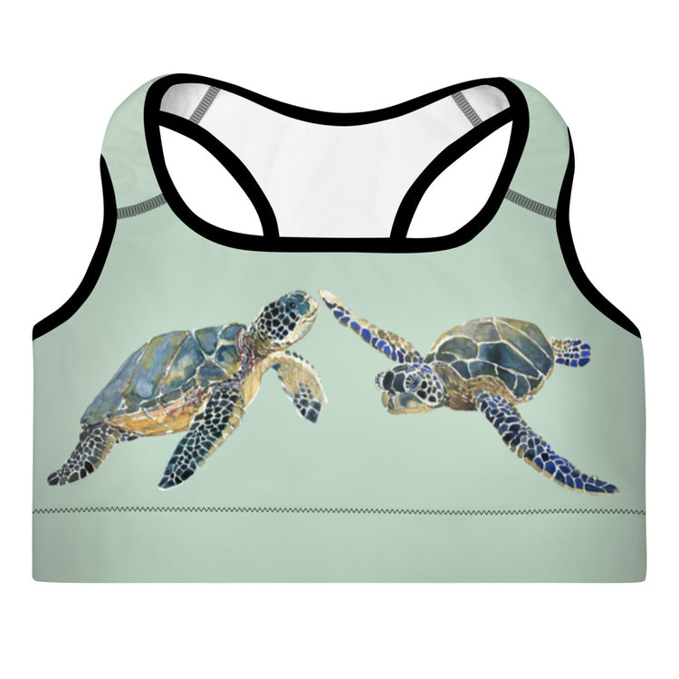 Breath Of Air Padded Sports Bra - Aquagreen
