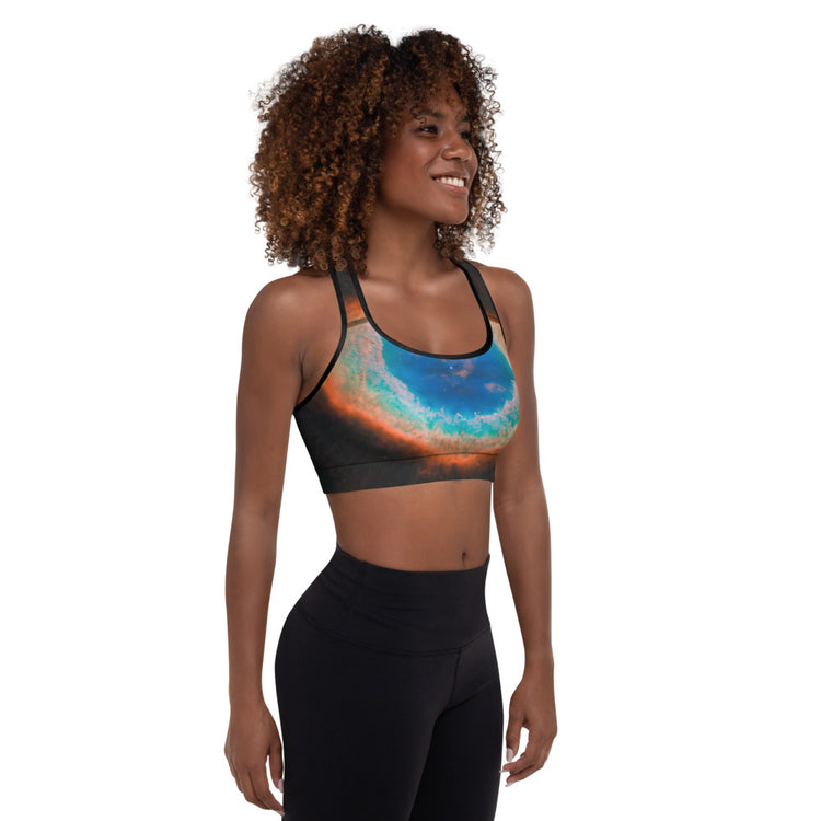 Electric Padded Sports Bra