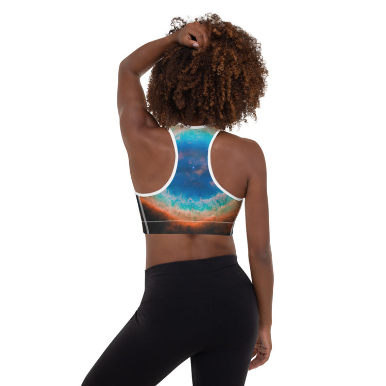 Electric Padded Sports Bra