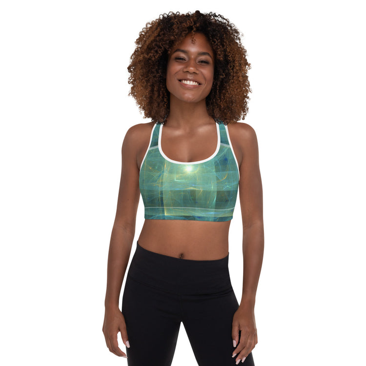 Flying Saucer Padded Sports Bra