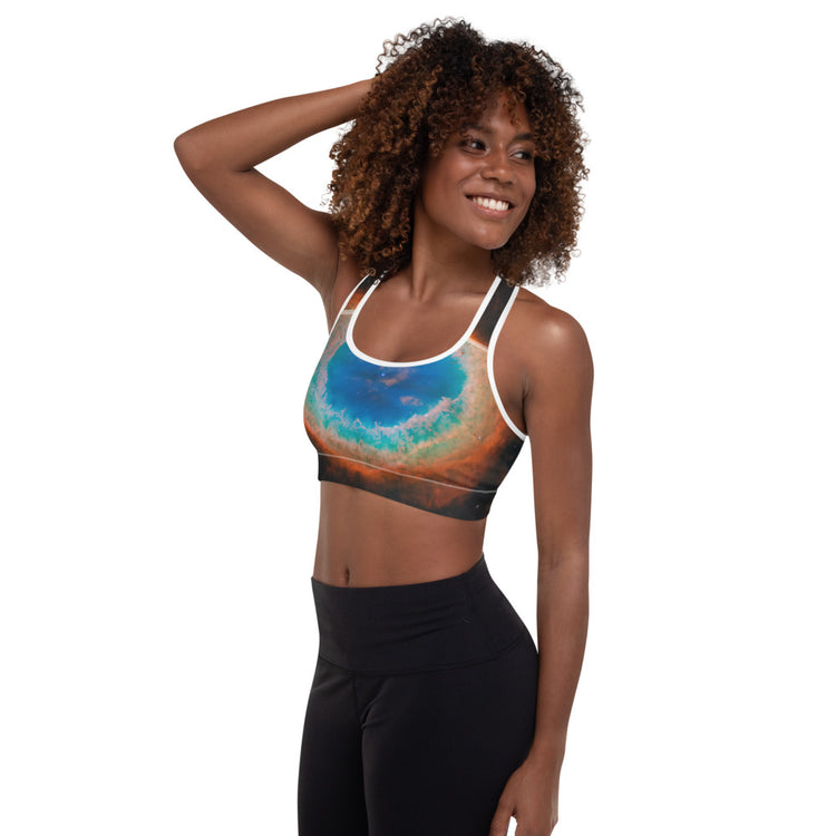 Electric Padded Sports Bra