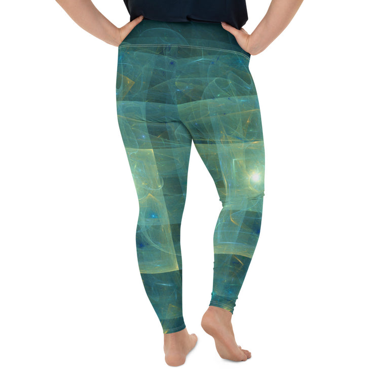 Flying Saucer Plus Size Leggings
