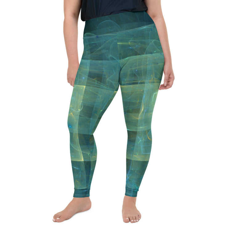 Flying Saucer Plus Size Leggings