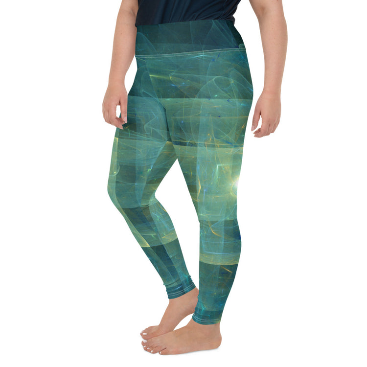 Flying Saucer Plus Size Leggings